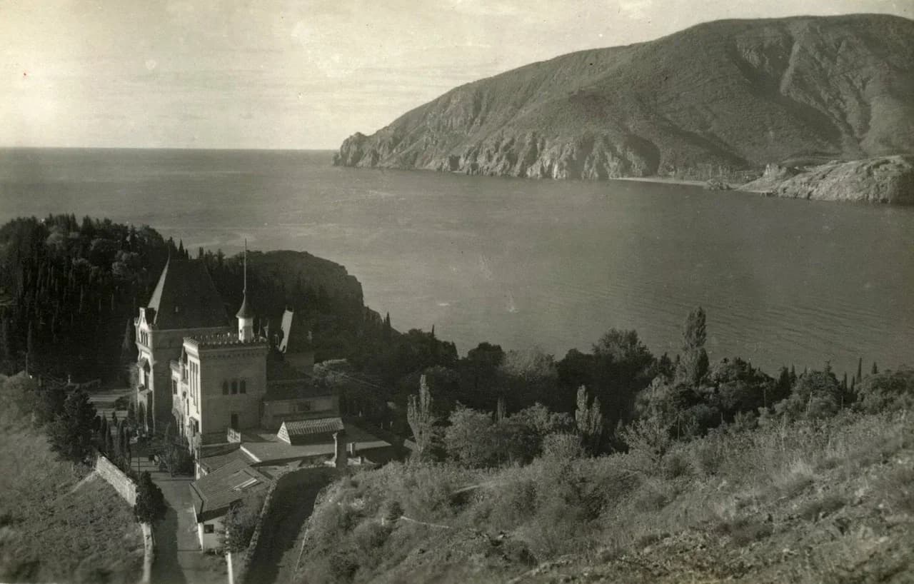 Алушта. Дворец княгини Гагариной. 1953 года.