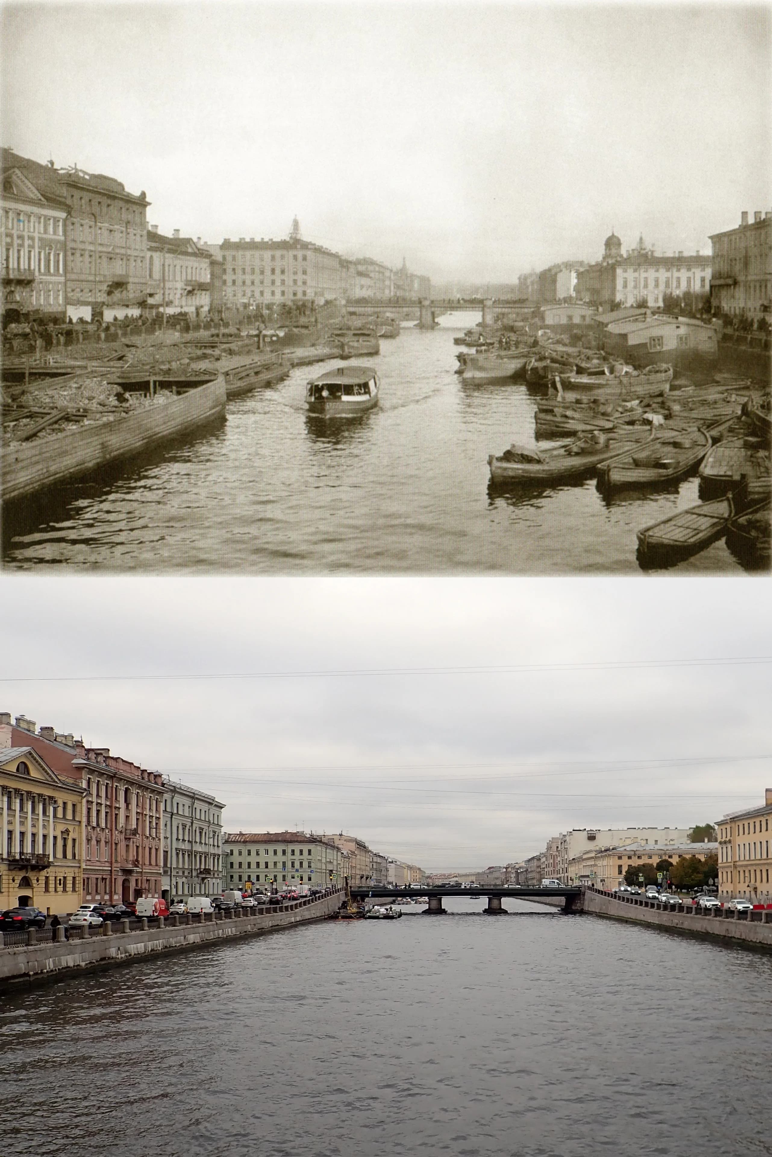 Река Фонтанка, набережные, Семёновский мост. 