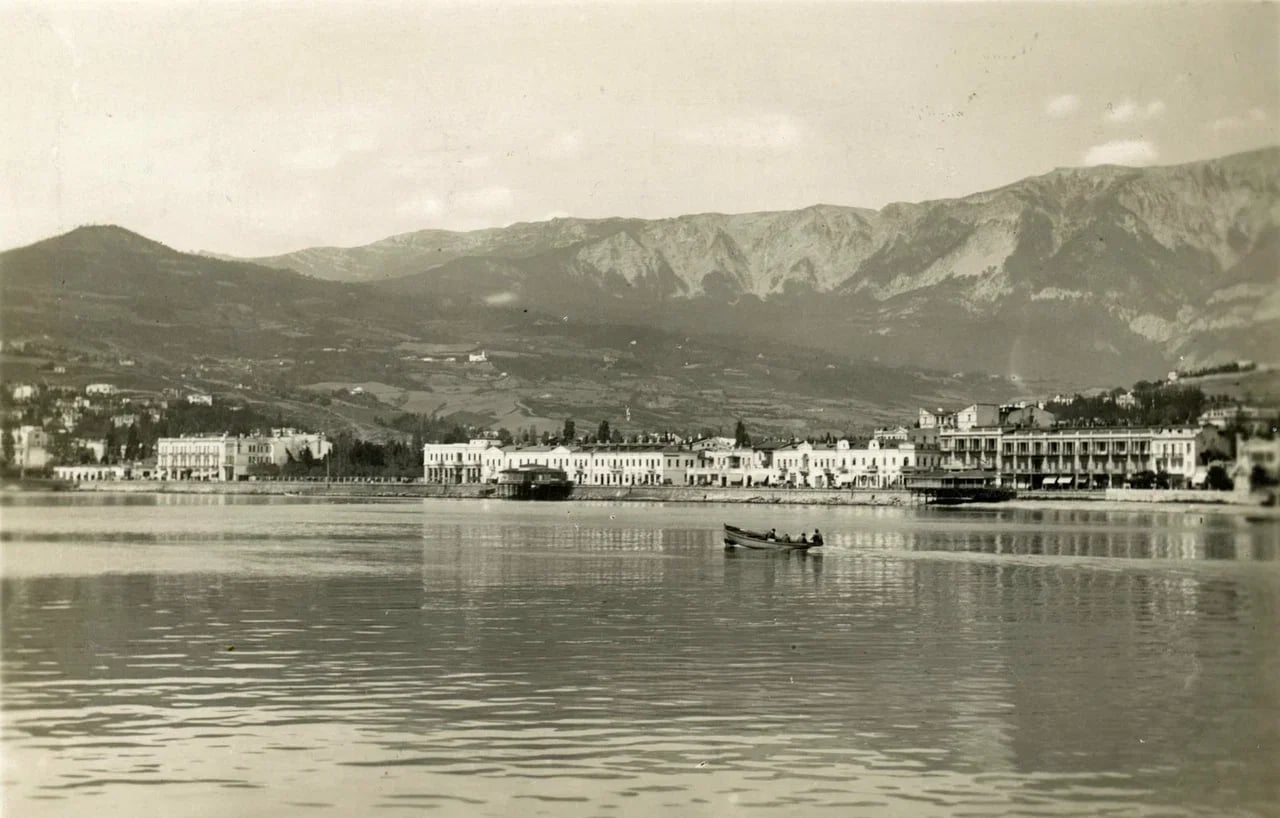 Ялта с мола. 1910 года
