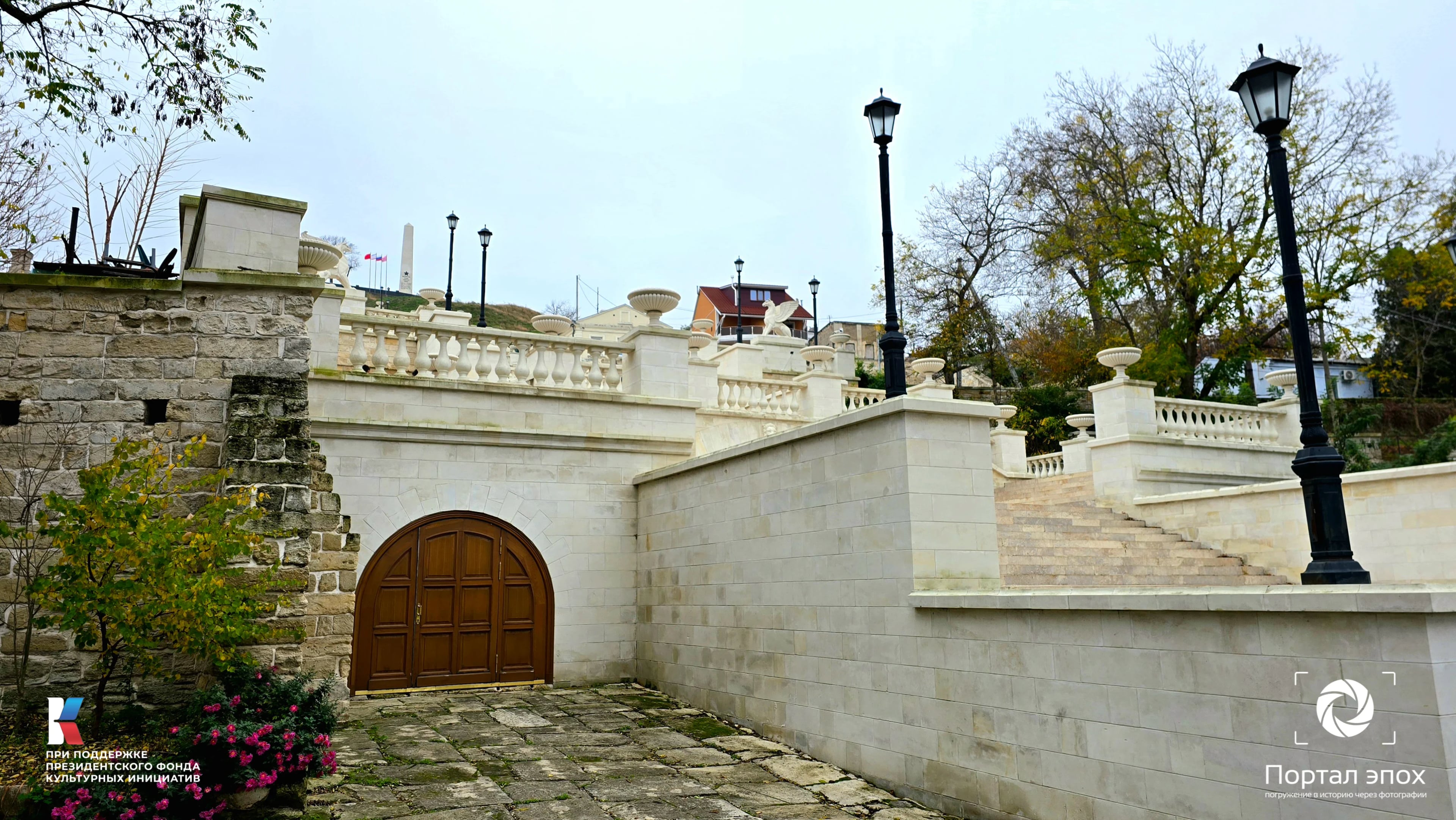 Керчь. Главная лестница. Вид сбоку. 2025 года.