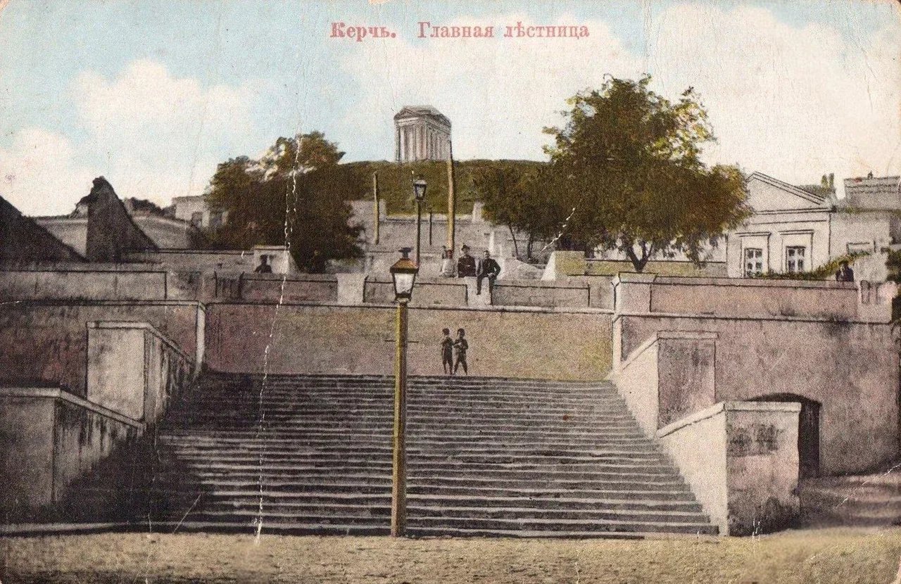 Керчь. Главная лестница. 1933 года.