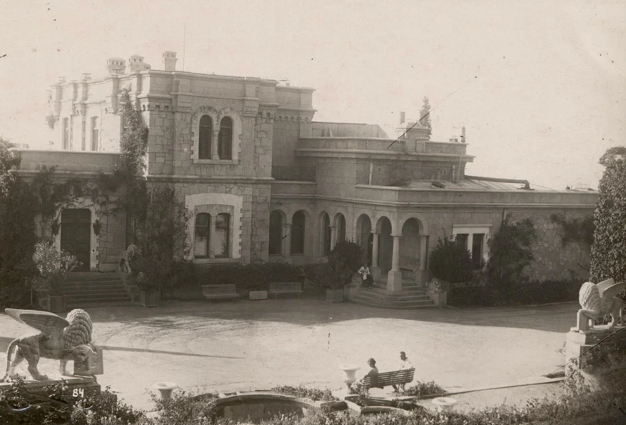 Кореиз. Вид на Юсуповский дворец