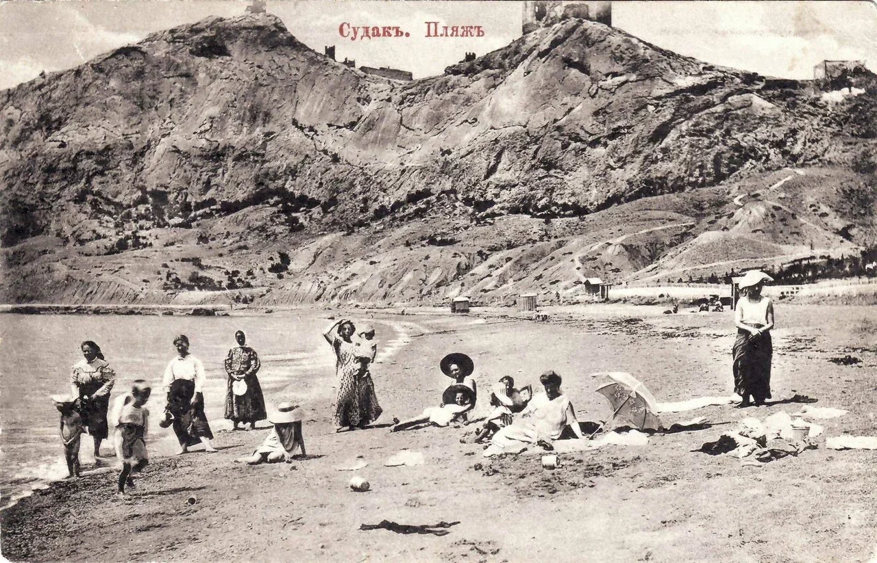 Судак. Пляж.