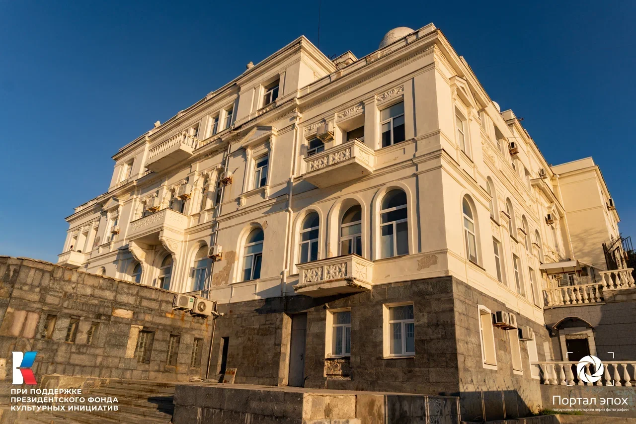 Севастополь. Биологическая станция. Вид сбоку. 2025 года.