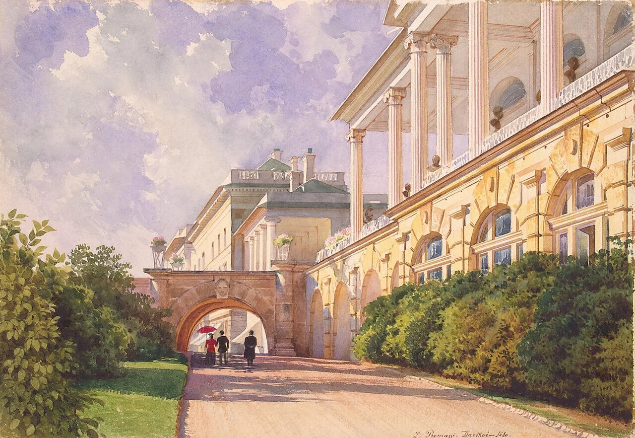 Санкт-Петербург, Пушкинский район, город Пушкин, Екатерининский парк, Камеронова галерея.