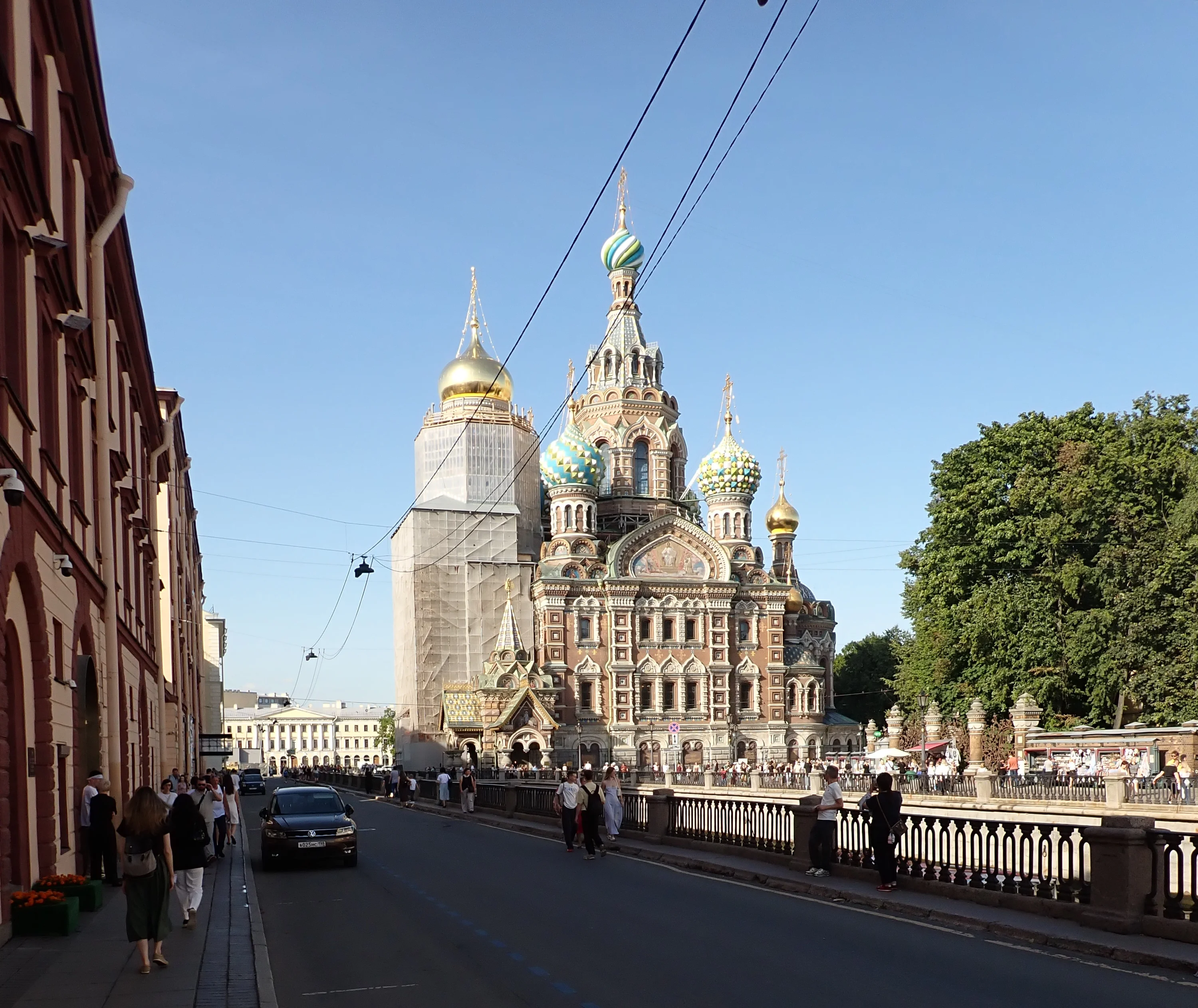 Санкт-Петербург. Набережная канала Грибоедова. Храм Воскресения Христова. 