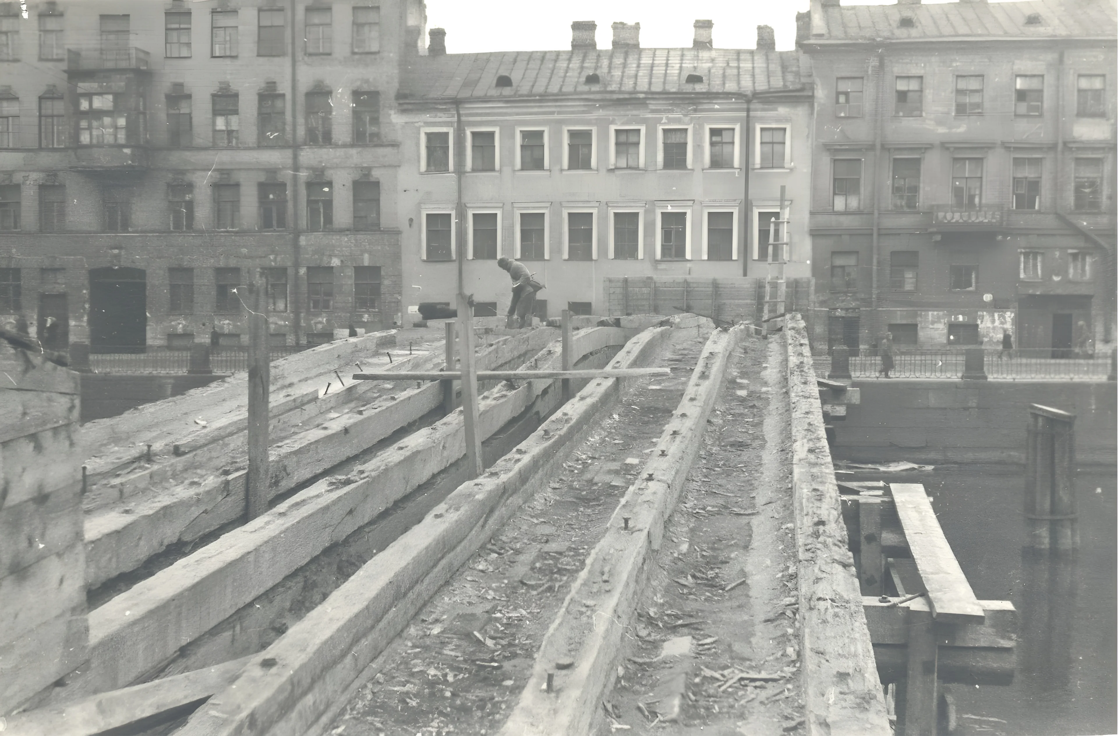 Санкт-Петербург, Адмиралтейский район, река Фонтанка, Горсткин мост.
