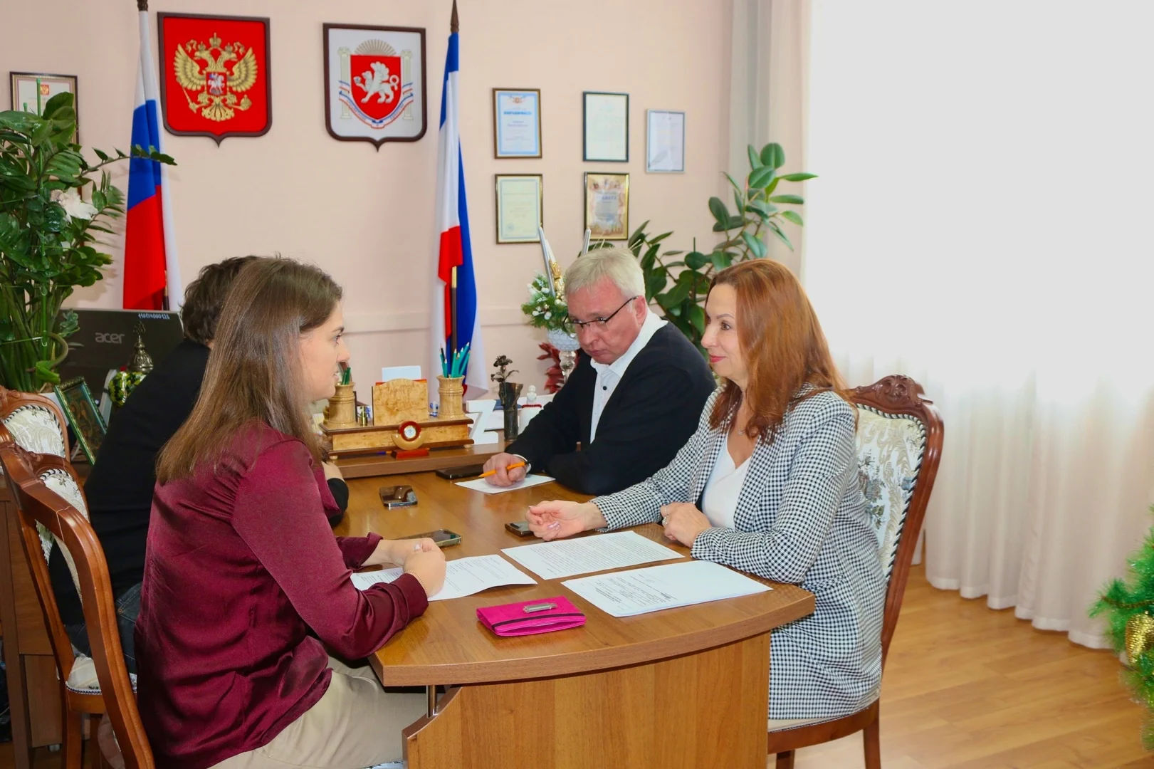 Рабочая встреча с министром культуры Крыма